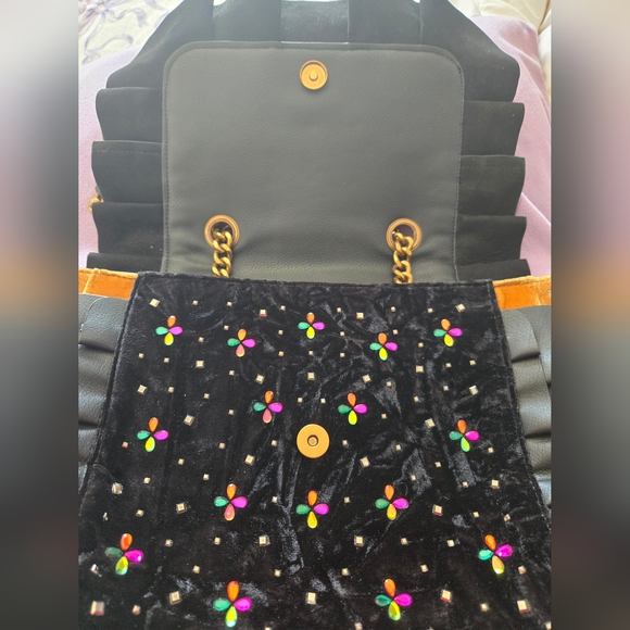 Betsey Johnson Leopard Ruffle Shoulder Bag - Picture 9 of 10